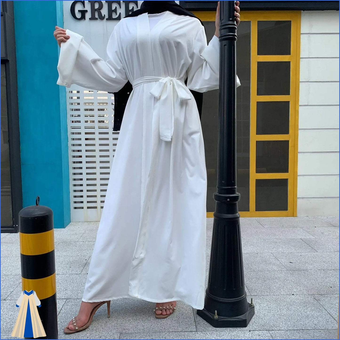 Robe Blanche Orientale