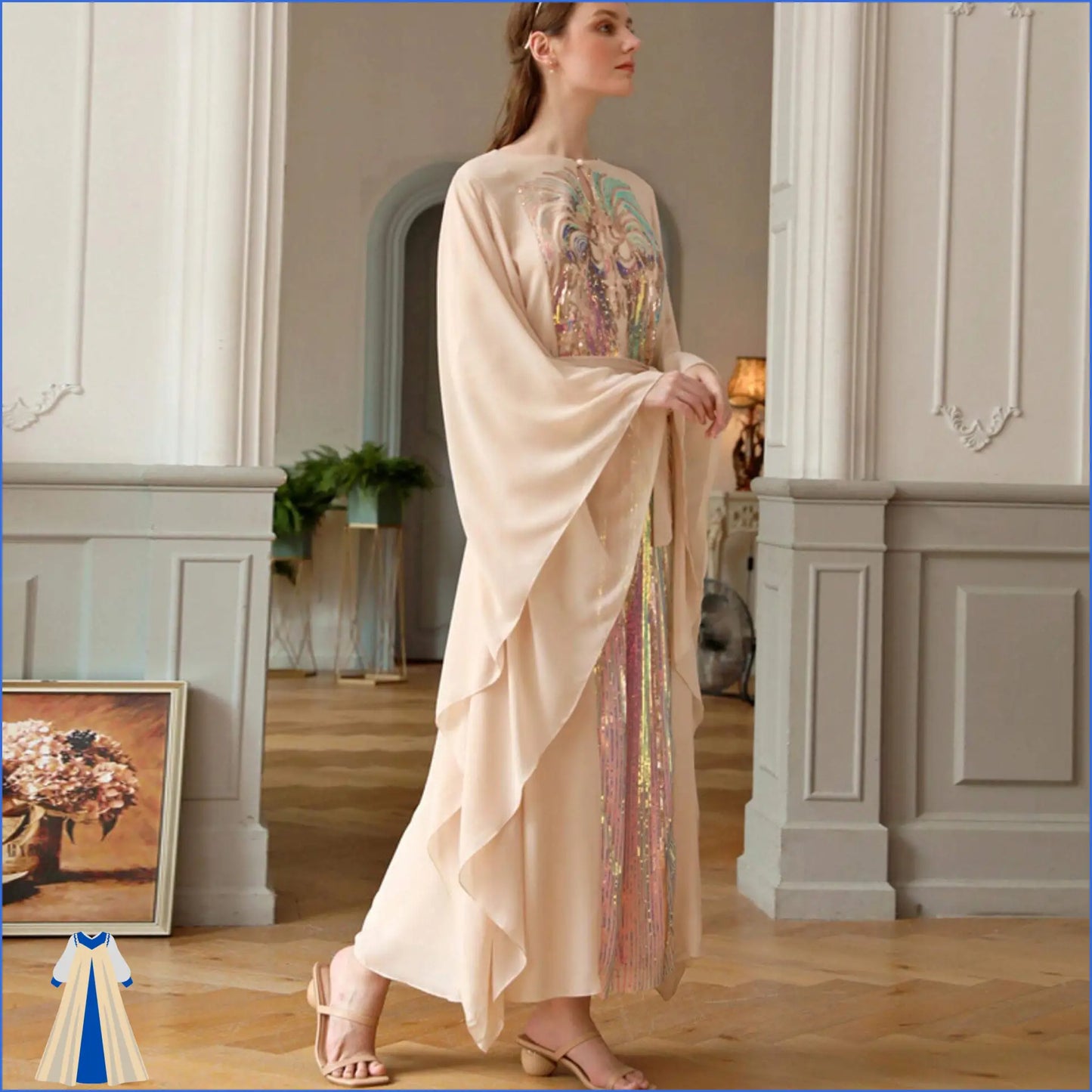 Robe Orientale Beige