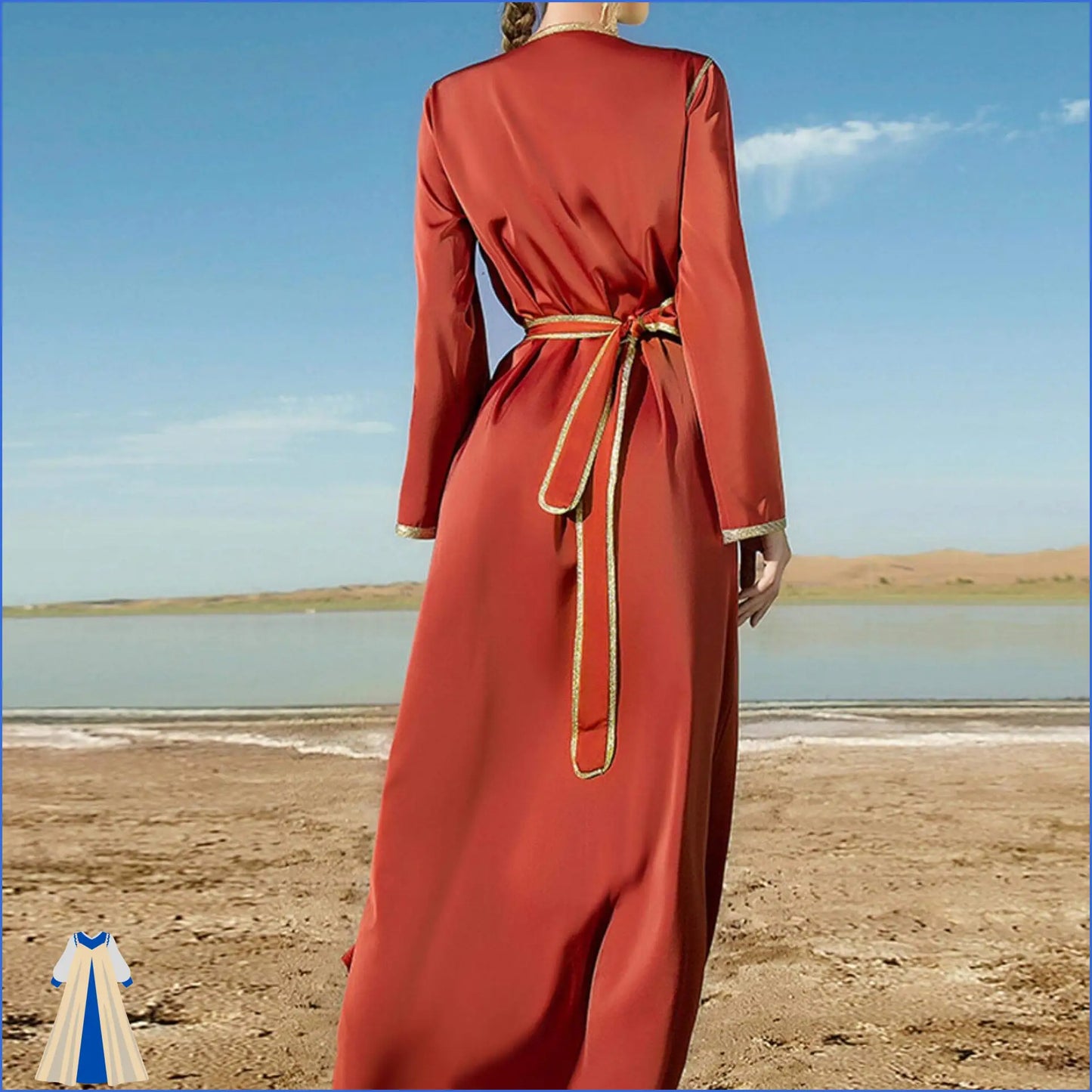 Robe Orientale Dorée