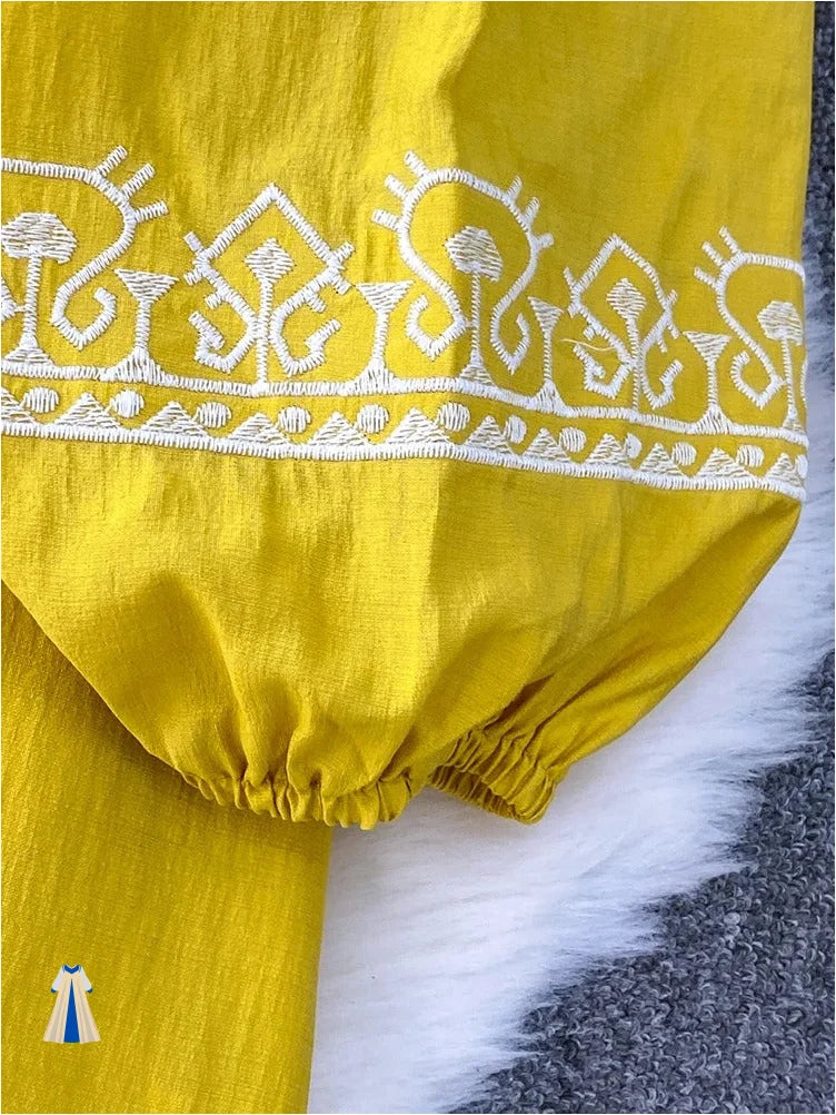 Robe Orientale Jaune