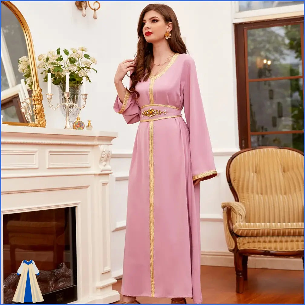 Robe Orientale Rose