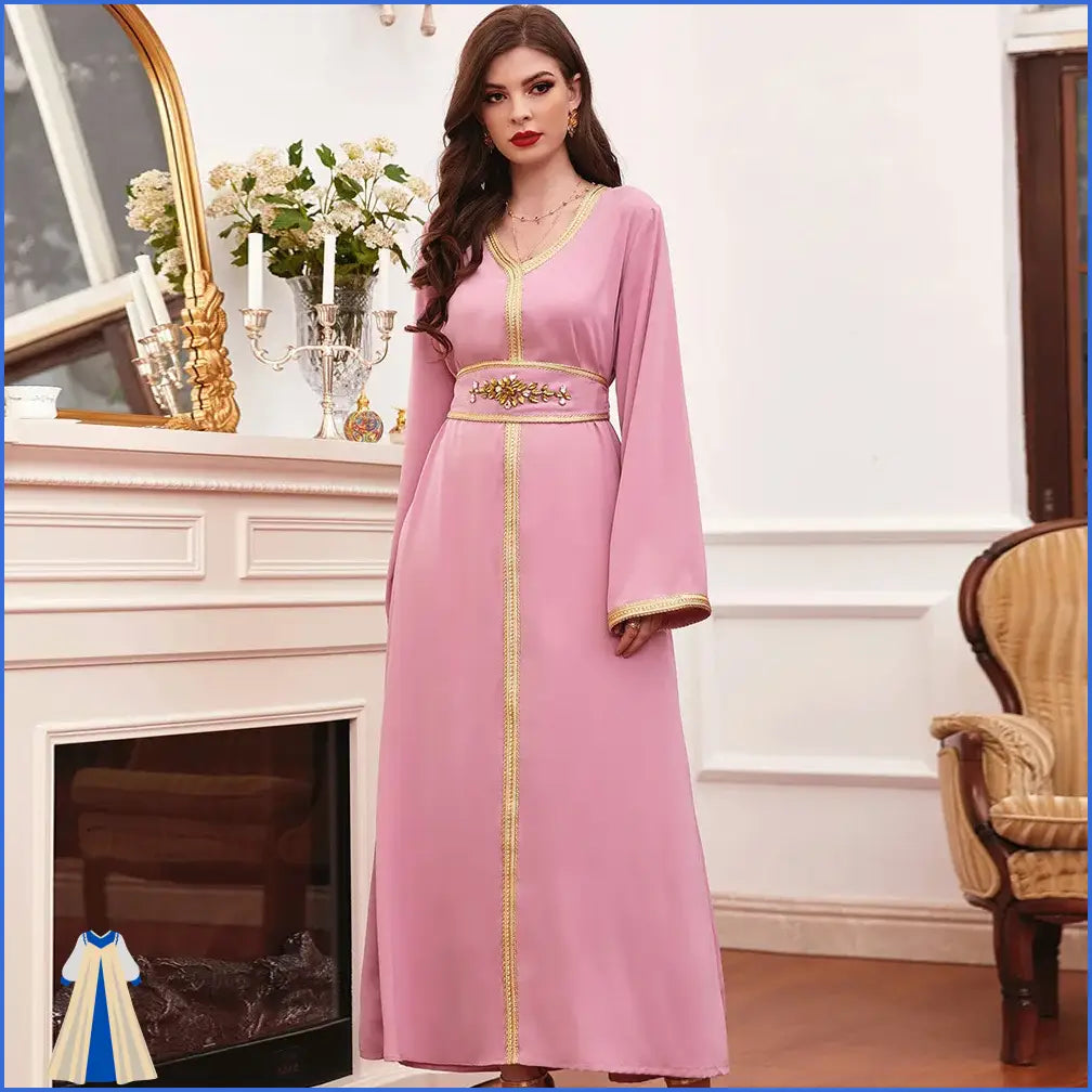 Robe Orientale Rose