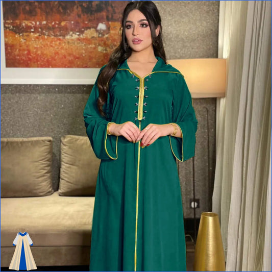 Robe Orientale Verte
