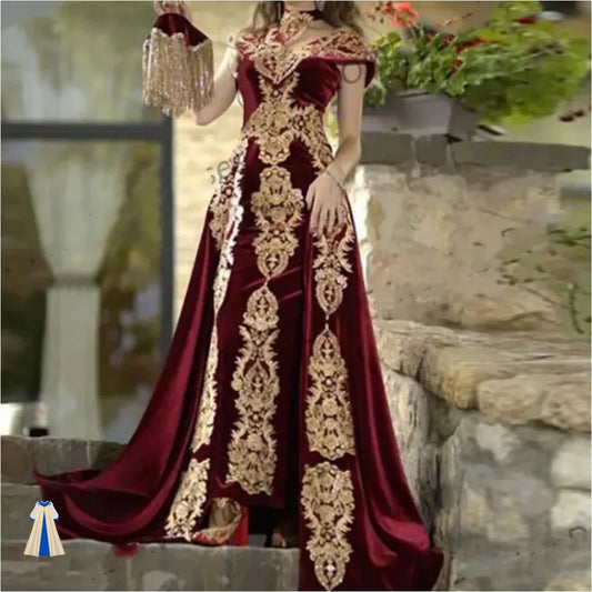 Robe De Mariée Orientale Rouge