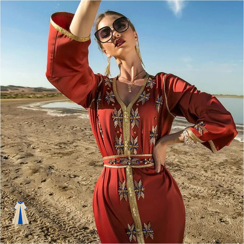 Robe Orientale Dorée