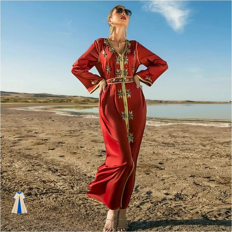 Robe Orientale Dorée