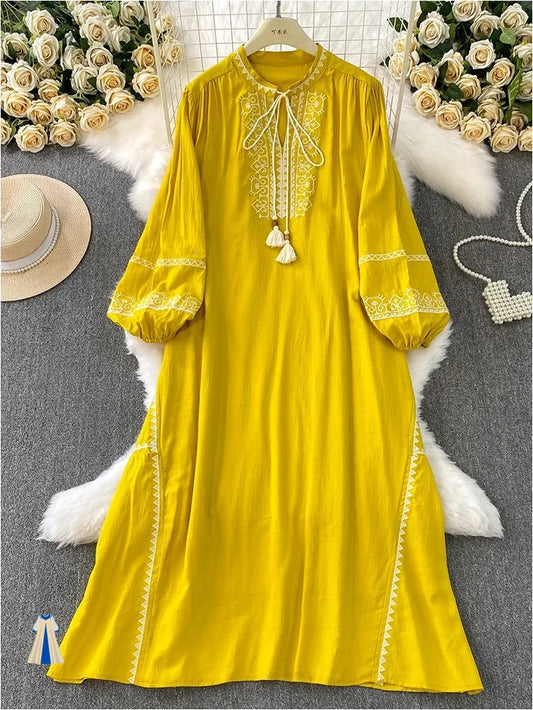 Robe Orientale Jaune