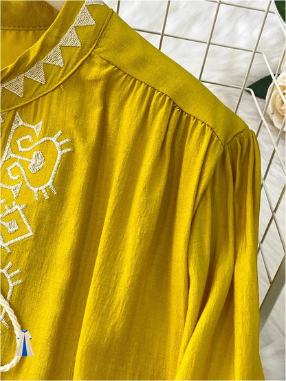 Robe Orientale Jaune