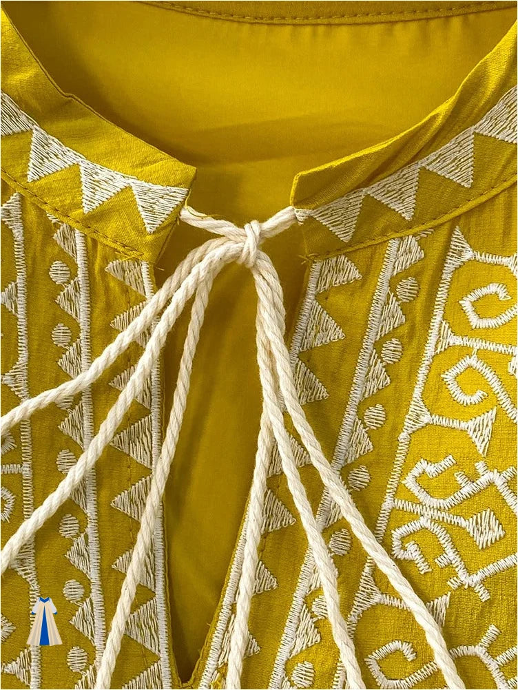 Robe Orientale Jaune
