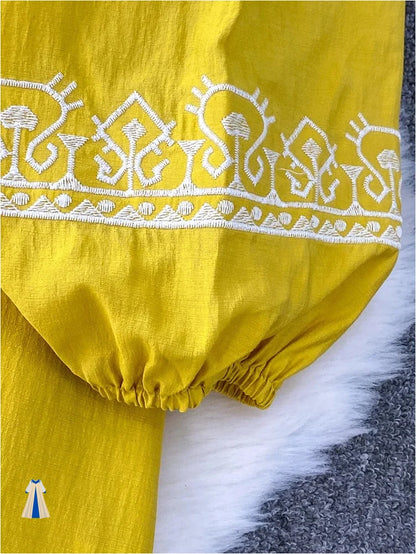 Robe Orientale Jaune
