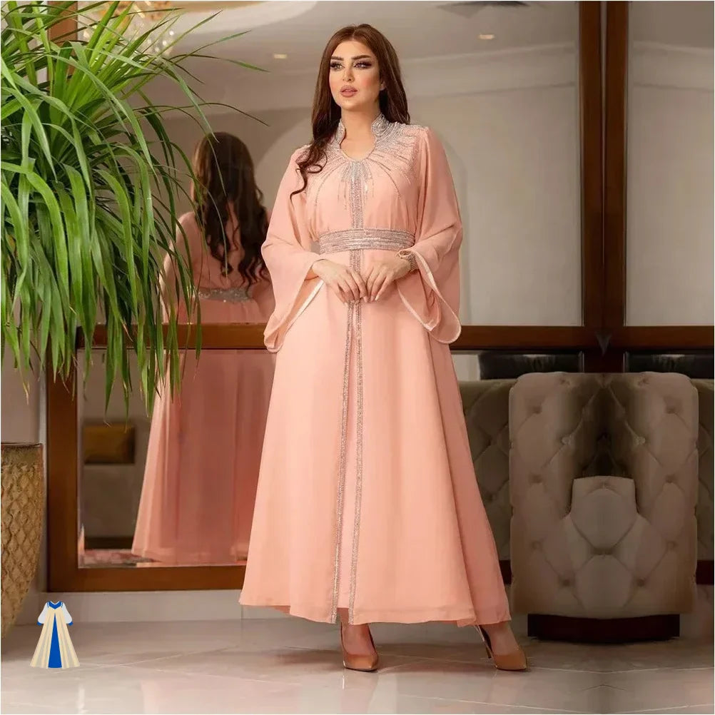 Robe Orientale Rose