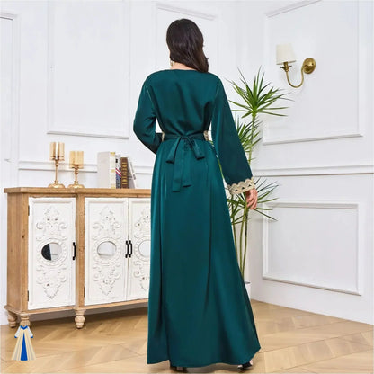 Robe Orientale Vert Émeraude